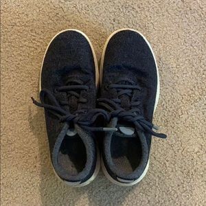 Navy Blue All Birds Wool Runners Mizzles Shoes